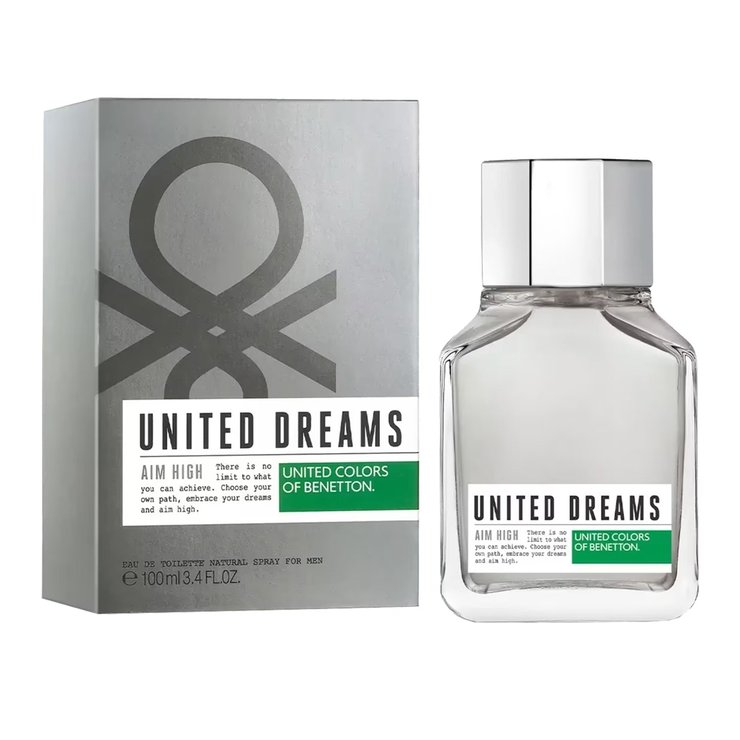 United Colors of Benetton United Dreams Aim High Eau De Toilette For Men-100ml