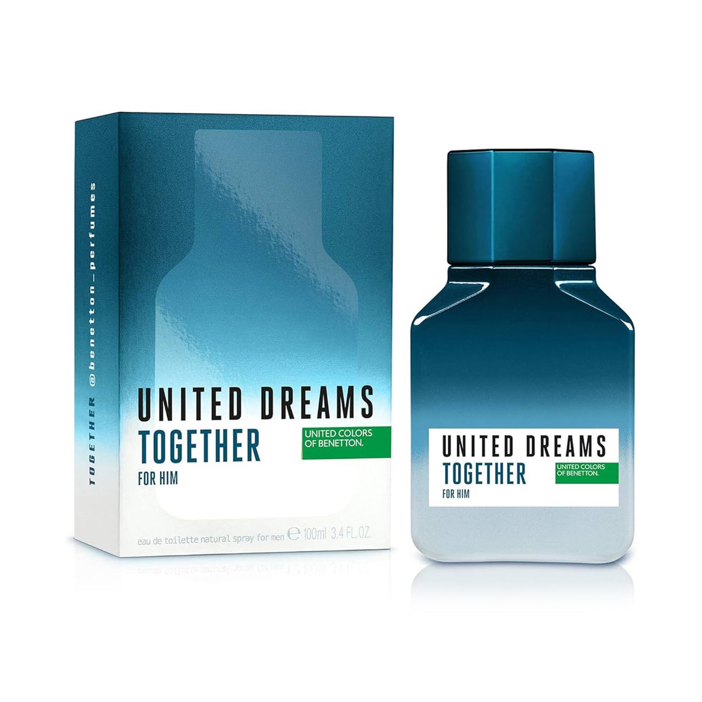 United Colors of Benetton United Dreams Together Eau De Toilette For Men- 100ml